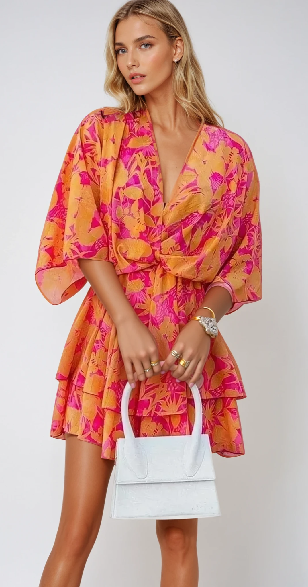 SUNSET BLISS | Ruffle Mini Dress for Summer Events