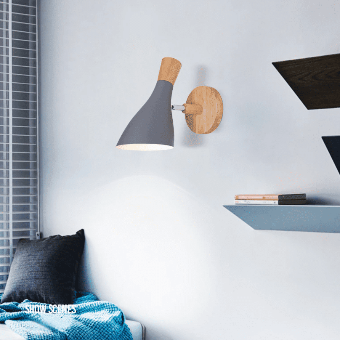 FLOT | Driftwood wall lamp for a natural and rustic touch